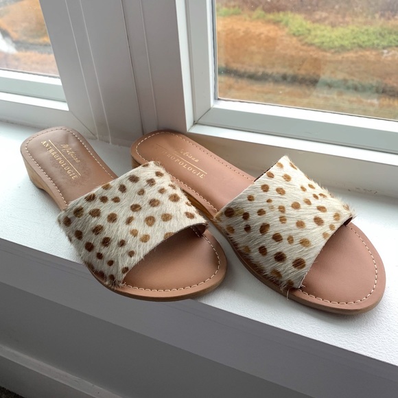Anthropologie Shoes - Matisse Anthropologie Havana Pony Hair Slides 10